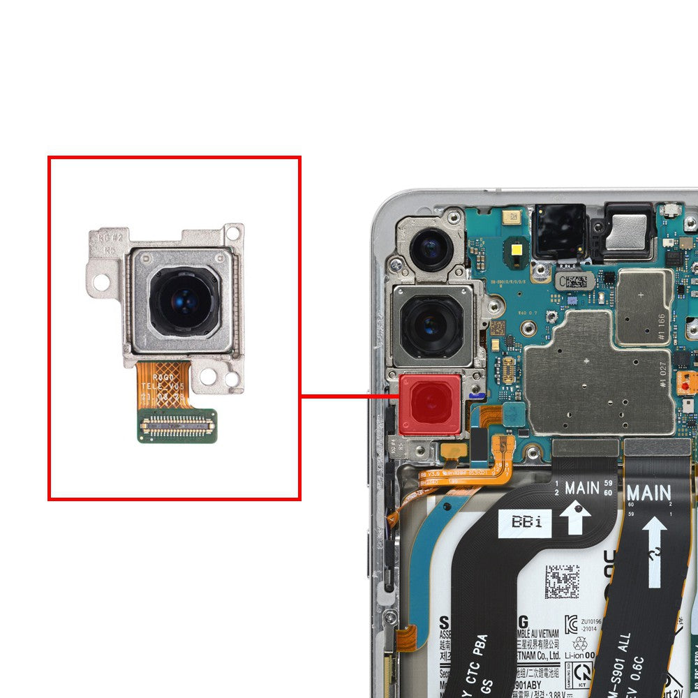 Rear Camera (10 MP Telephoto) for Samsung Galaxy S22 S901B / S22 Plus S906B (Purple) Rear Camera (10 MP Telephoto) for Samsung Galaxy S22 S901B / S22 Plus S906B (Purple)